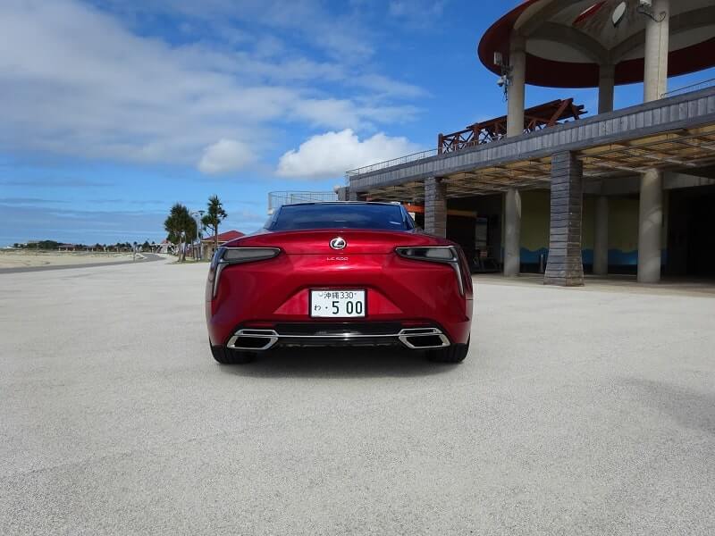 「LC500」の外装デザイン